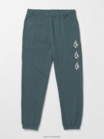 pantalones icónicos de vellón con piedra pizarra oscura Z44ZX331 ropa hombres