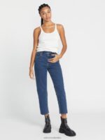 pantalones rectos colocados antiguo Z44ZX925 ropa mujer