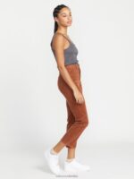 pantalones rectos colocados nuez moscada Z44ZX923 ropa mujer - Image 5