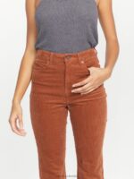 pantalones rectos colocados nuez moscada Z44ZX923 ropa mujer - Image 6