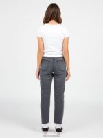 pantalones rectos colocados vendimia negro Z44ZX935 ropa mujer - Image 11