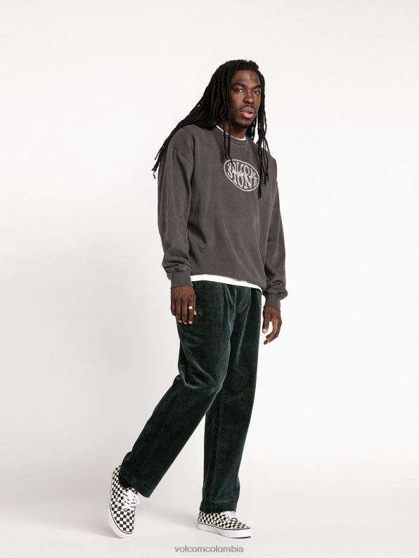pantalones_tapered_de_pana_verde_cedro_z44zx291_ropa_hombres.jpg pantalones tapered de pana verde cedro Z44ZX291 ropa hombres - Image 1