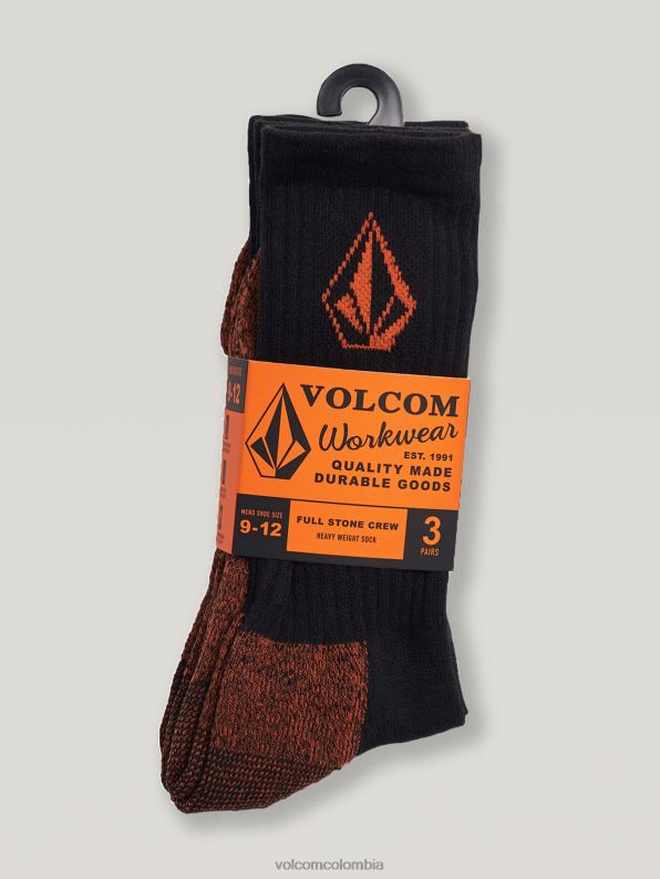 paquete de 3 calcetines de ropa de trabajo negro Z44ZX437 accesorios hombres - Image 13