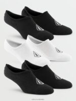paquete de 3 calcetines invisibles de piedra blanco negro Z44ZX436 accesorios hombres - Image 3
