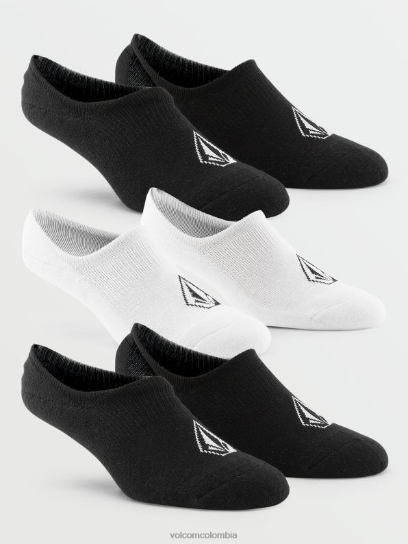paquete de 3 calcetines invisibles de piedra blanco negro Z44ZX436 accesorios hombres - Image 3