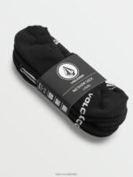 paquete de 3 calcetines invisibles de piedra negro Z44ZX439 accesorios hombres