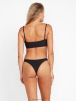 parte superior de bikini de tubo simplemente sin costuras negro Z44ZX1085 ropa mujer - Image 11