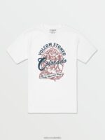 playera de manga corta colorado blanco Z44ZX104 ropa hombres