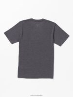 playera de manga corta con diseño de piedra brezo negro oscuro Z44ZX1118 ropa Niños - Image 2