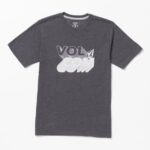 playera de manga corta con diseño de piedra brezo negro oscuro Z44ZX1118 ropa Niños