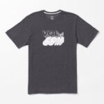 playera de manga corta con diseño de piedra brezo negro oscuro Z44ZX34 ropa hombres