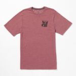playera de manga corta con juego de palabras brezo de sangre de buey Z44ZX21 ropa hombres