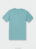 playera de manga corta con piedra de mofeta cali azul brezo Z44ZX87 ropa hombres - Image 3