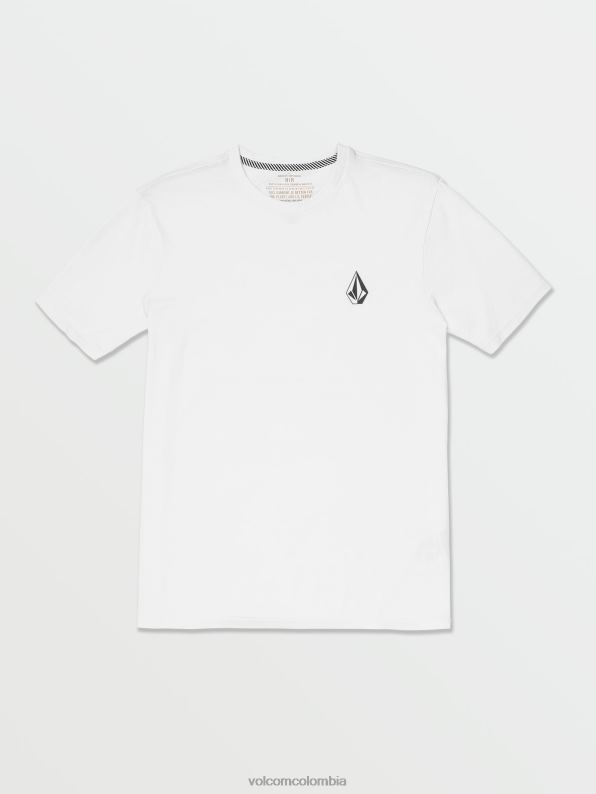 playera_de_manga_corta_con_piedra_iconica_blanco_z44zx108_ropa_hombres.jpg playera de manga corta con piedra icónica blanco Z44ZX108 ropa hombres - Image 1
