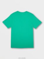 playera de manga corta con piedra icónica selva verde Z44ZX67 ropa hombres - Image 2