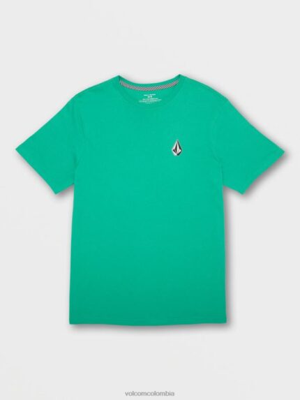 playera de manga corta con piedra icónica selva verde Z44ZX67 ropa hombres