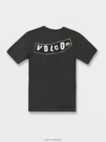 playera de manga corta originador vendimia negro Z44ZX1119 ropa Niños - Image 4