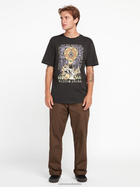 playera de manga corta skate vitals apparition vendimia negro Z44ZX1 ropa hombres - Image 7