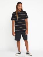 playera de manga corta Thortan Crew negro Z44ZX167 ropa hombres