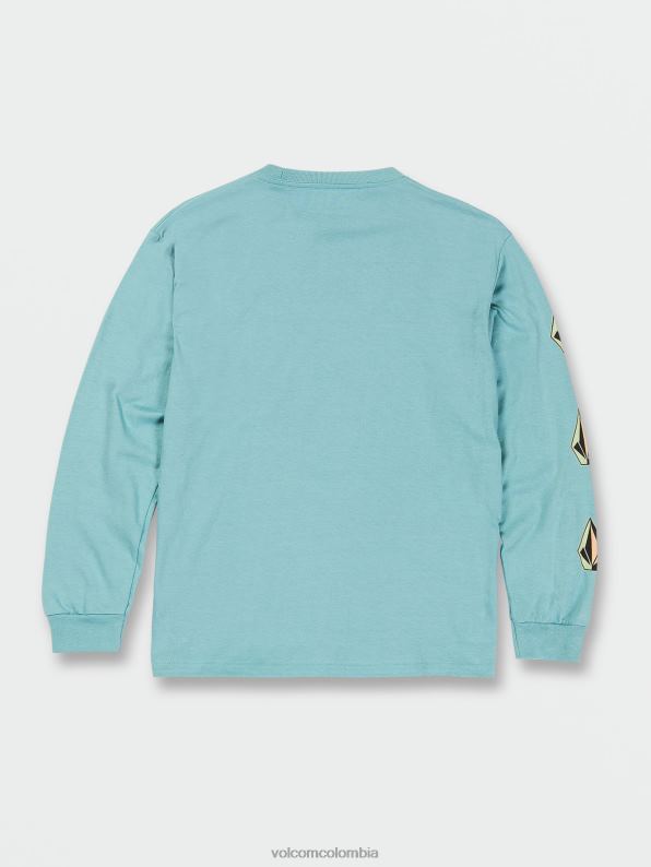 playera de manga larga con piedra icónica cali azul brezo Z44ZX1134 ropa Niños - Image 3