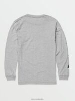 playera de manga larga con piedra icónica cuero gris Z44ZX77 ropa hombres - Image 2