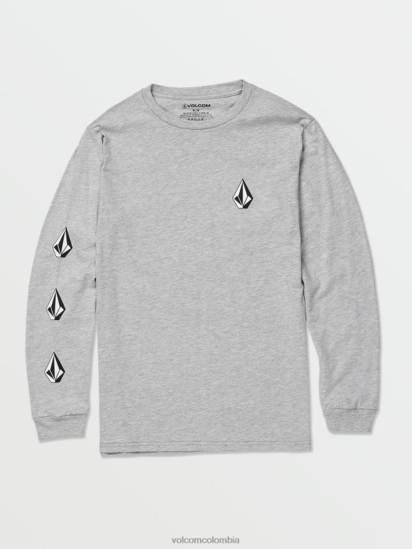 playera_de_manga_larga_con_piedra_iconica_cuero_gris_z44zx77_ropa_hombres.jpg playera de manga larga con piedra icónica cuero gris Z44ZX77 ropa hombres - Image 1