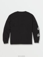 playera de manga larga con piedra icónica negro Z44ZX1130 ropa Niños - Image 2