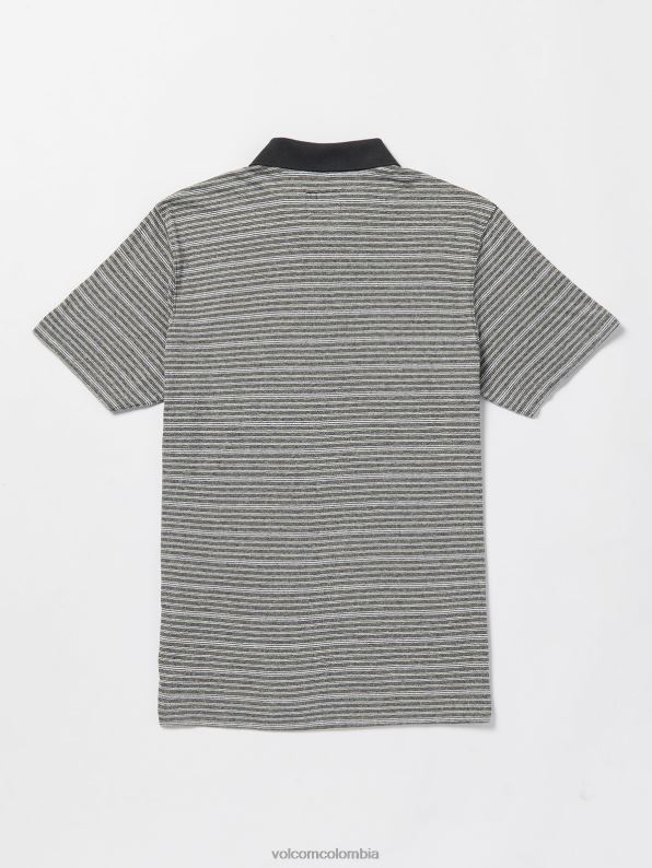 playera polo de manga corta con piedra estática sigilo Z44ZX126 ropa hombres - Image 2