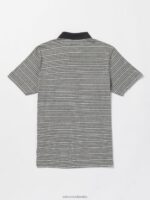 playera polo de manga corta con piedra estática sigilo Z44ZX126 ropa hombres - Image 3