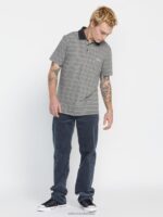 playera polo de manga corta con piedra estática sigilo Z44ZX126 ropa hombres - Image 4