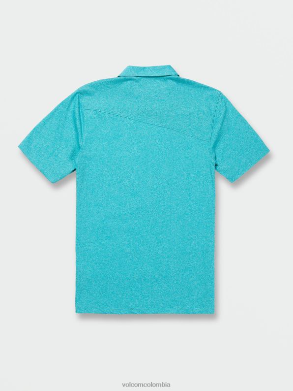 polo de manga corta wowzer azul eléctrico Z44ZX154 ropa hombres - Image 3