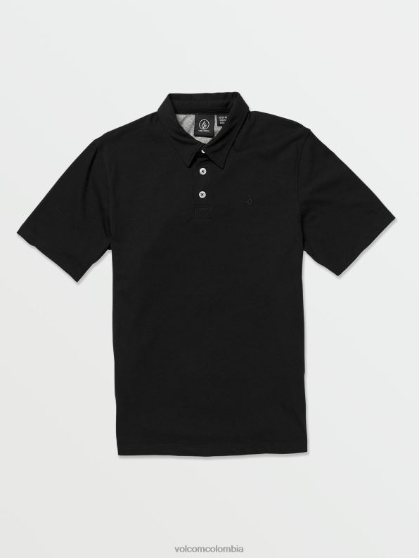 polo_de_manga_corta_wowzer_negro_z44zx1162_ropa_ninos.jpg polo de manga corta wowzer negro Z44ZX1162 ropa Niños - Image 1
