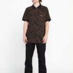 polo ralphie de manga corta tabaco Z44ZX155 ropa hombres