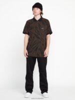 polo ralphie de manga corta tabaco Z44ZX155 ropa hombres
