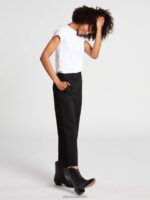 qué pantalones chinos negro Z44ZX970 ropa mujer - Image 11