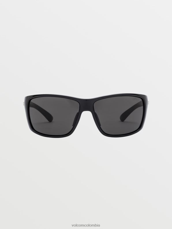 rollo_de_gafas_de_sol_negro_brillante_gris_z44zx497_exterior_unisexo.jpg rollo de gafas de sol negro brillante/gris Z44ZX497 exterior unisexo - Image 1