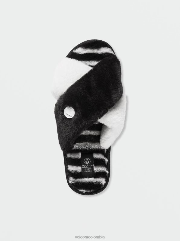 sandalia estilo slip living in lounge blanco negro Z44ZX1045 calzado mujer - Image 3