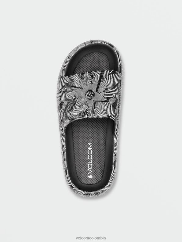 sandalias con diseño de nube de piedra blanco negro Z44ZX1003 calzado mujer - Image 9
