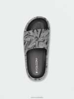 sandalias con diseño de nube de piedra blanco negro Z44ZX1003 calzado mujer - Image 10