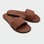 sandalias sencillas arcilla oscura Z44ZX1020 calzado mujer