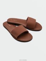 sandalias sencillas arcilla oscura Z44ZX1020 calzado mujer - Image 3