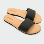 sandalias sencillas negro Z44ZX1000 calzado mujer