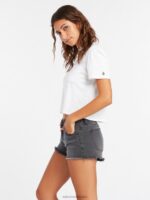 shorts de mezclilla elásticos Stoney vendimia negro Z44ZX957 ropa mujer - Image 3