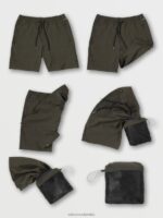 shorts híbridos wrecpack negro Z44ZX243 ropa hombres - Image 6