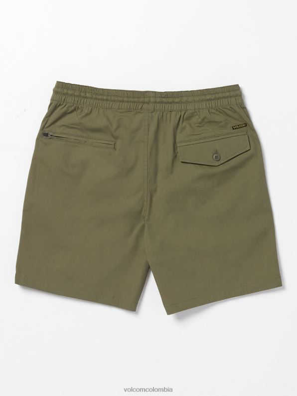 shorts villa rue con cintura elástica bisonte Z44ZX238 ropa hombres - Image 3