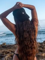 sombrero de papá de piedra circular negro Z44ZX977 accesorios mujer - Image 2