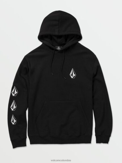 sudadera con capucha de piedra icónica negro Z44ZX169 ropa hombres