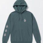 sudadera con capucha de piedra icónica pizarra oscura Z44ZX177 ropa hombres
