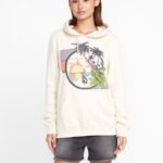 Sudadera con capucha de verdadero trato arena Z44ZX845 ropa mujer