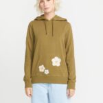 Sudadera con capucha de verdadero trato musgo Z44ZX836 ropa mujer
